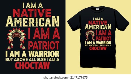 Native American - Choctaw Tribe T-shirt Design