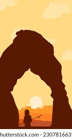 diseño de fondo del día de los nativos americanos adecuado para su uso en eventos del día de los nativos americanos en estados unidos con visión de arizona
