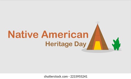 Native American Day,  holiday at California, Nevada, South Dakota, Tennessee in September and October. background 