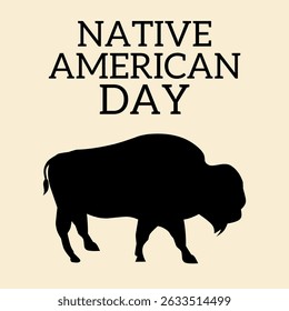 Native American Day Vector Illustration. Celebrating Culture and Traditions Flat Cartoon. Suitable for Native American Day celebration, greeting card, banner.