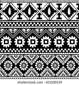 native american ethnic seamless pattern theme vector art illustration