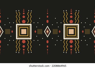 Native American fabric Seamless Pattern Design Aztec fabric carpet mandala ornament native Americans African textile chevron wallpaper.