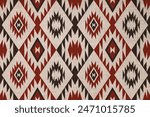 Native American geometric ethnic pattern, seamless pattern of the Navajo tribe. Seamless vector pattern, seamless Mexican rug, woven carpet. Folk embroidery, Bohemian, Aztec style.