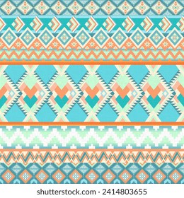 Native American geometric ethnic pattern illustrator, abstract art textile, carpet, decorative, fabric, silk, scarf