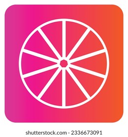 Native American Gradient vector illustration icon. 