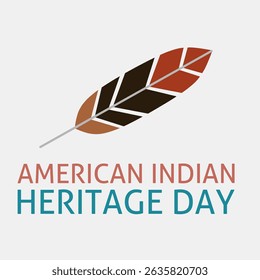 Native American Heritage Day background, Celebrating Culture and Traditions. Perfect for greeting cards or the like.