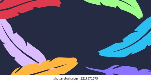 Native American Heritage Month background. Is an annual designation observed in November. Poster, card, banner design. Vector EPS 10.