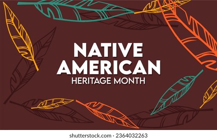 Native American Heritage Month in November