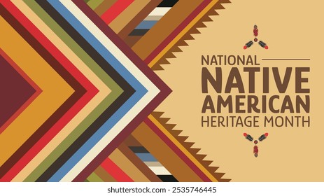 Mes de la Herencia Nativa Americana en noviembre. Cultura india americana