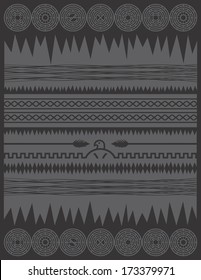 native american indian art tattoo pattern