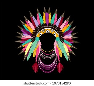  Native American Indian Chief Headdress