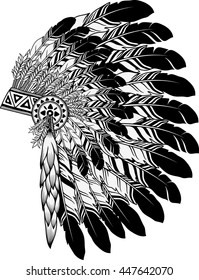 native american indian chief headdress