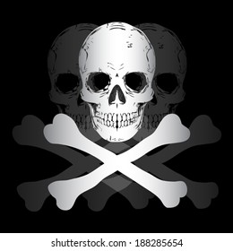 Native american indian chief vector. Skull illustration.T shirt graphic.