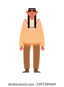 native american indian design vector isolated