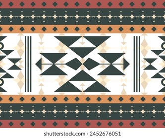 Diseños indígenas de América del Norte, Patrón Navajo, Diseño de tela Navajo, Concept Print Ropa Camisas Alfombra de Fondo de pantalla Alfombras Decoración de cortina Moda Industria textil étnica, etc.