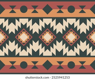 Native American Indian Designs, Navajo Pattern, Fabric Design Navajo, Concept Print Carpet Rugs Wallpaper Canvas Decoration Bohemian Fashion Ethnic Textile industry, etc.