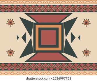 Native American Indian Designs, Navajo Pattern, Fabric Design Navajo, Concept Print Carpet Rugs Wallpaper Canvas Decoration Bohemian Fashion Ethnic Textile industry, etc.