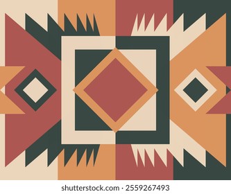 Native American Indian Designs, Navajo Pattern, Fabric Design Navajo, Concept Print Carpet Rugs Wallpaper Canvas Decoration Bohemian Fashion Ethnic Textile industry, etc.