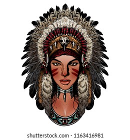 2,273 Native American Girl Drawing Images, Stock Photos & Vectors ...