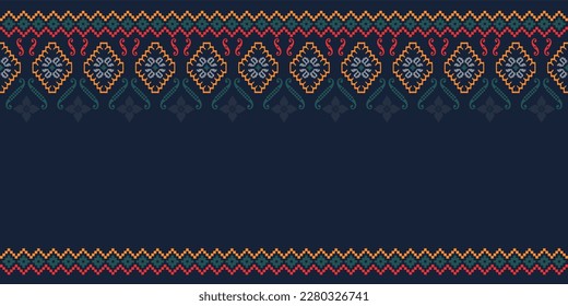 Native american indian heritage ornamen background with copy space area. suitable for First Day of Native American Heritage Month event