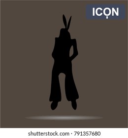 Native american indian. Icon vector