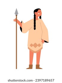 native american indian illustration vector isolated