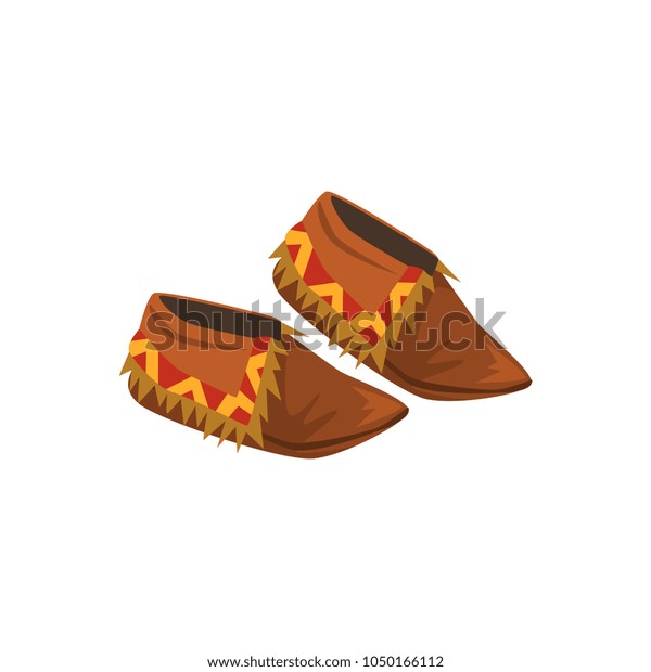 white indian moccasins