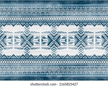 Patrón de ornamento indio nativo americano textura geométrica étnica textura tribal azteca patrón navajo tejido mexicano sin costuras Vector decoración moda