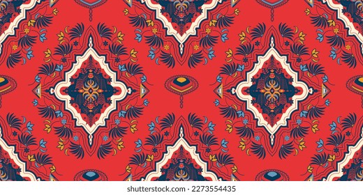 Native american indian ornament pattern geometric ethnic textile texture tribal aztec pattern navajo mexican fabric seamless Vector decoration fashion