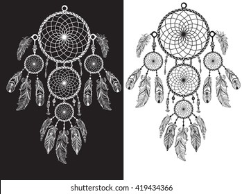 Native American Indian talisman dreamcatcher