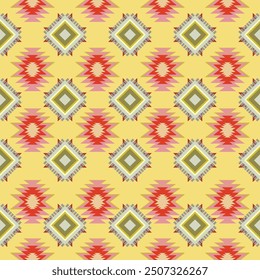  Native American Navajo fabric patterns are applied to many art forms. 
yellow and red pair Looks very sleek and outstanding.