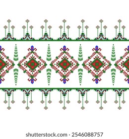 Native American ornament. Ehinic south western decor style. Boho geometric ornament vector seamless pattern. Mexican blanket,rug woman carpet illustration Navaho tribal vector seamless pattern 