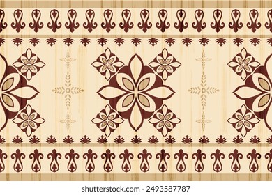 Native American ornament. Ethnic South Western decor style. Boho geometric ornament. Vector seamless pattern. Mexican blanket, rug. Woven carpet illustration