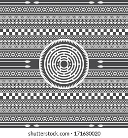 native american pattern art