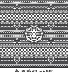 native American pattern art
