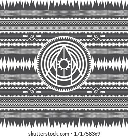 native American pattern art