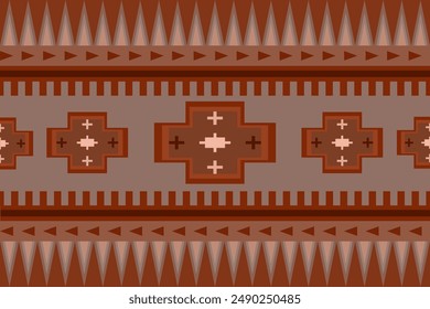 Native American  pattern design for background or wallpaper and clothing .