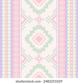 Native american pattern , Geomatric Seamless style , Design for fabric and textile , Carpet background , wrapping