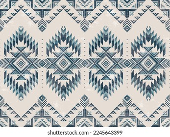 Native american pattern indian ornament pattern geometric ethnic textile texture tribal aztec pattern navajo mexican fabric seamless Vector decoration