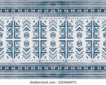 Native american pattern indian ornament pattern geometric ethnic textile texture tribal aztec pattern navajo mexican fabric seamless Vector decoration