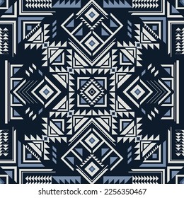 Native american pattern indian ornament pattern geometric ethnic textile texture tribal aztec pattern navajo mexican fabric seamless Vector decoration