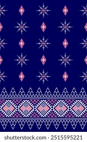 Native American pattern, Navajo design. Native American ornament. Abstract geometric background traditional ethic for decoration, clothing, fabric, textile, fashion.