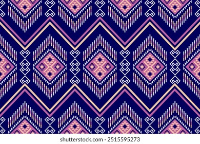 Native American pattern, Navajo design. Native American ornament. Abstract geometric background traditional ethic for decoration, clothing, fabric, textile, fashion.