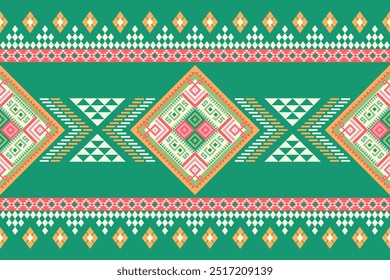 Native American pattern, Navajo design. Native American ornament. Abstract geometric background traditional ethic for decoration, clothing, fabric, textile, fashion.