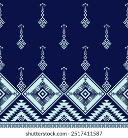 Native American pattern, Navajo design. Native American ornament. Abstract geometric background traditional ethic for decoration, clothing, fabric, textile, fashion.