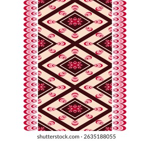 Padrão nativo americano, design navajo, nativo americano, padrão étnico geométrico, vetor, papel de parede.