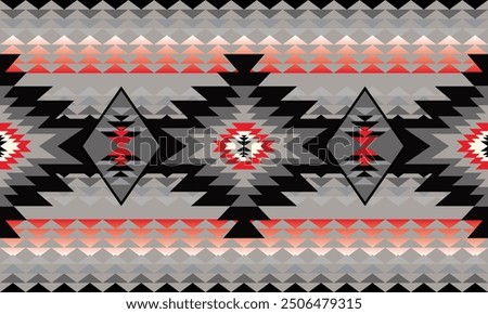 Native American Pattern stock images grey navajo