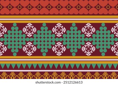 Patrón nativo americano Fondo de patrón de tela tribal Tela Diseño étnico bordado hecho a mano, tela tribal americana abstracta, fondo moderno para alfombras, fundas de almohadas, camisas, pantalones y más.