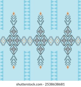 Indianische Muster, Navajo Design, Indianische Ornamente, Abstrakte Geometrische Muster, Traditionelle Ethik für Kleidung Dekoration, Textilien, Mode
