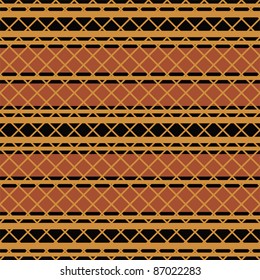 Native american seamless pattern in editable vector file